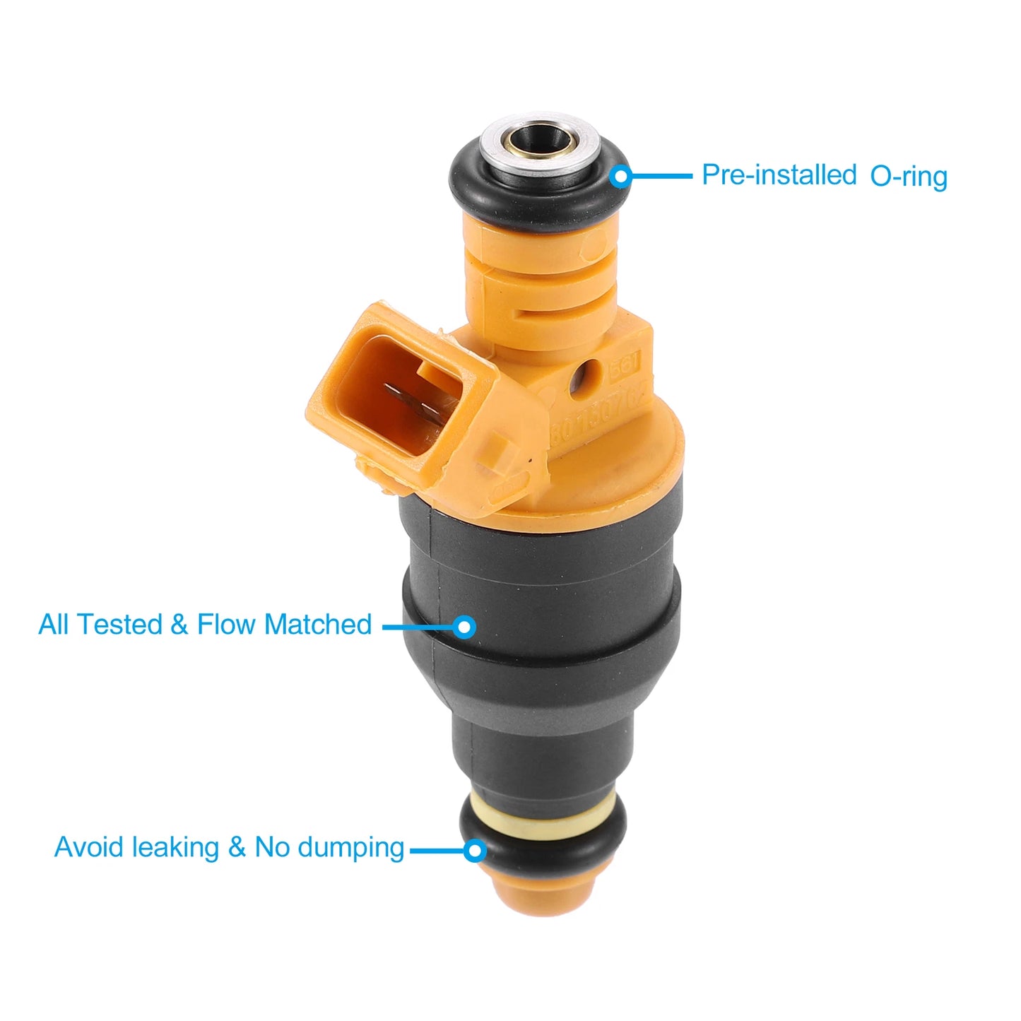 Fuel Injector 0280150762 for Volvo 240 740 940 960 2.0L 2.3L 2.9L (1986-1995)