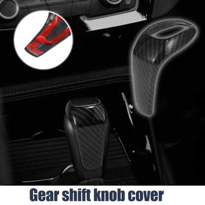 Gear Shift Knob Cover Sticker ABS Carbon Fiber for BMW X1 (2016-2019)