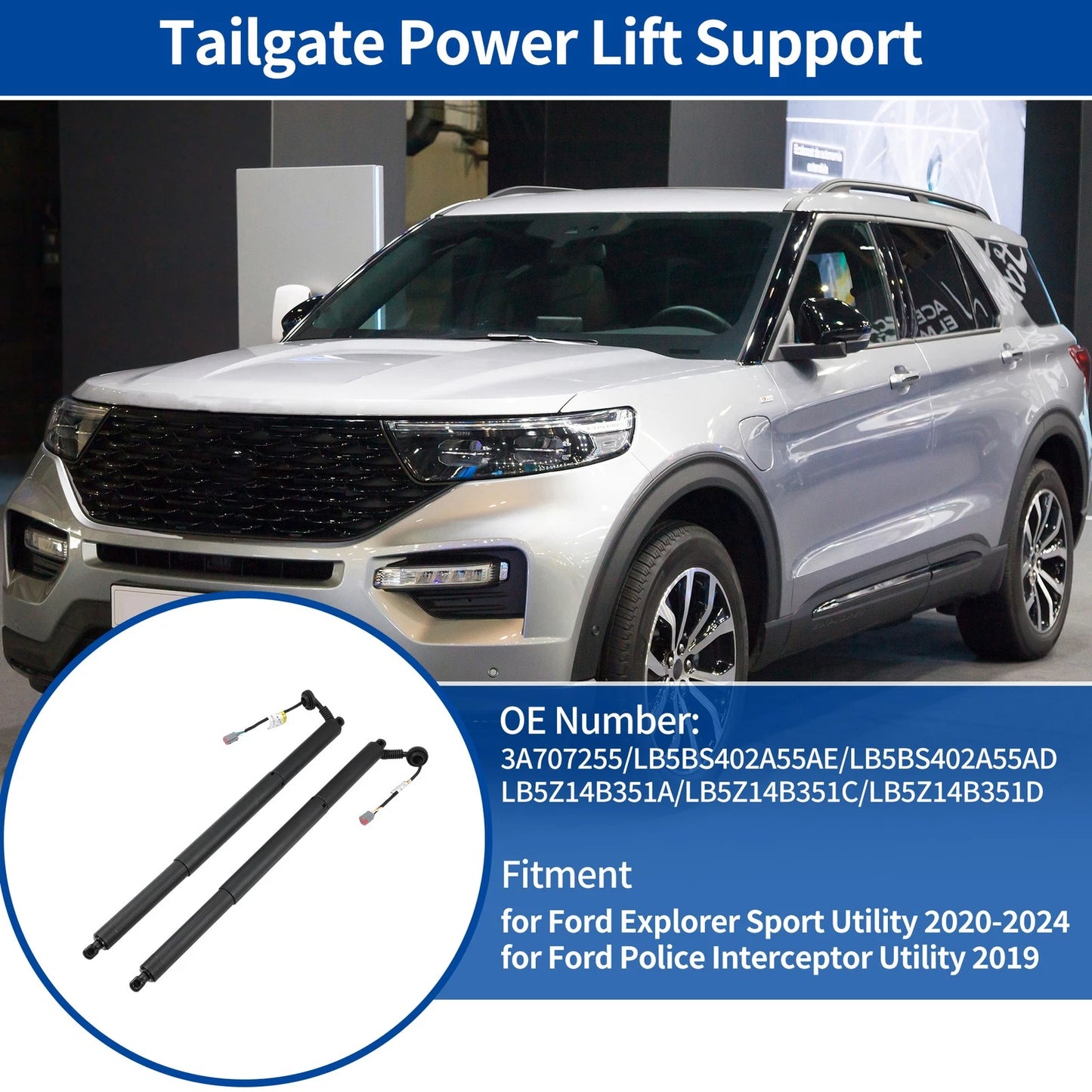 Tailgate Power Lift Support for Ford Explorer (2020-2024) 1 Pair