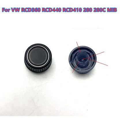 Left Right Radio Knob Button Turn Knob for VW RCD360 RCD440 RCD410 280 280C MIB