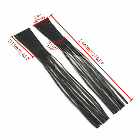 12" Motorcycle Brake Lever Covers for Biker Clutch - Black