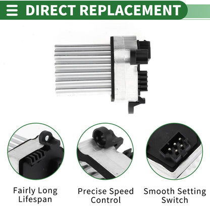 HVAC Blower Motor & Resistor for BMW 3 Series E46 (2000-2006)