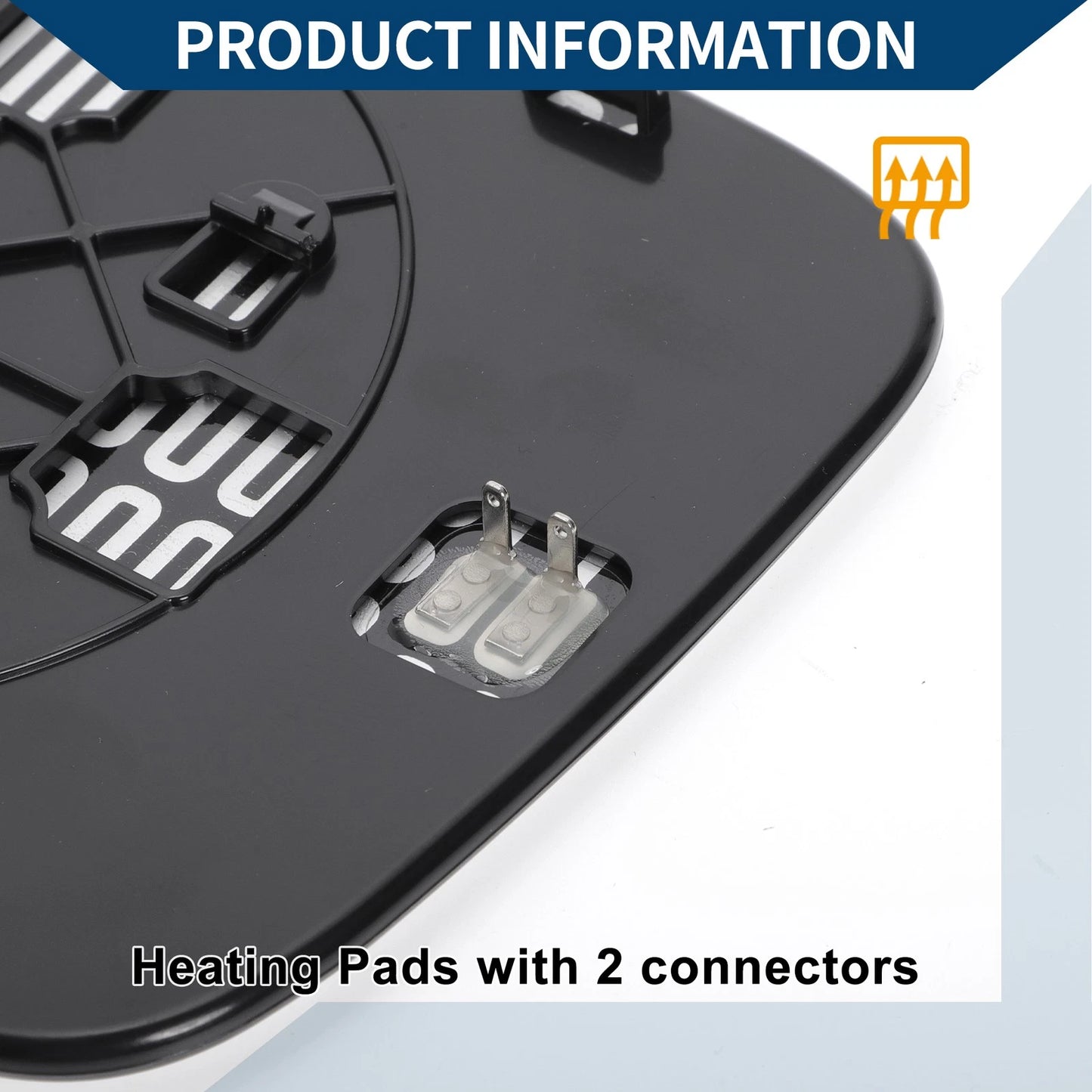 Heated Right Side Mirror Glass for Honda Pilot (2003-2008)