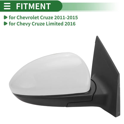 3 x Pins Right Side Door Mirror for Chevrolet Cruze (2011-2015)