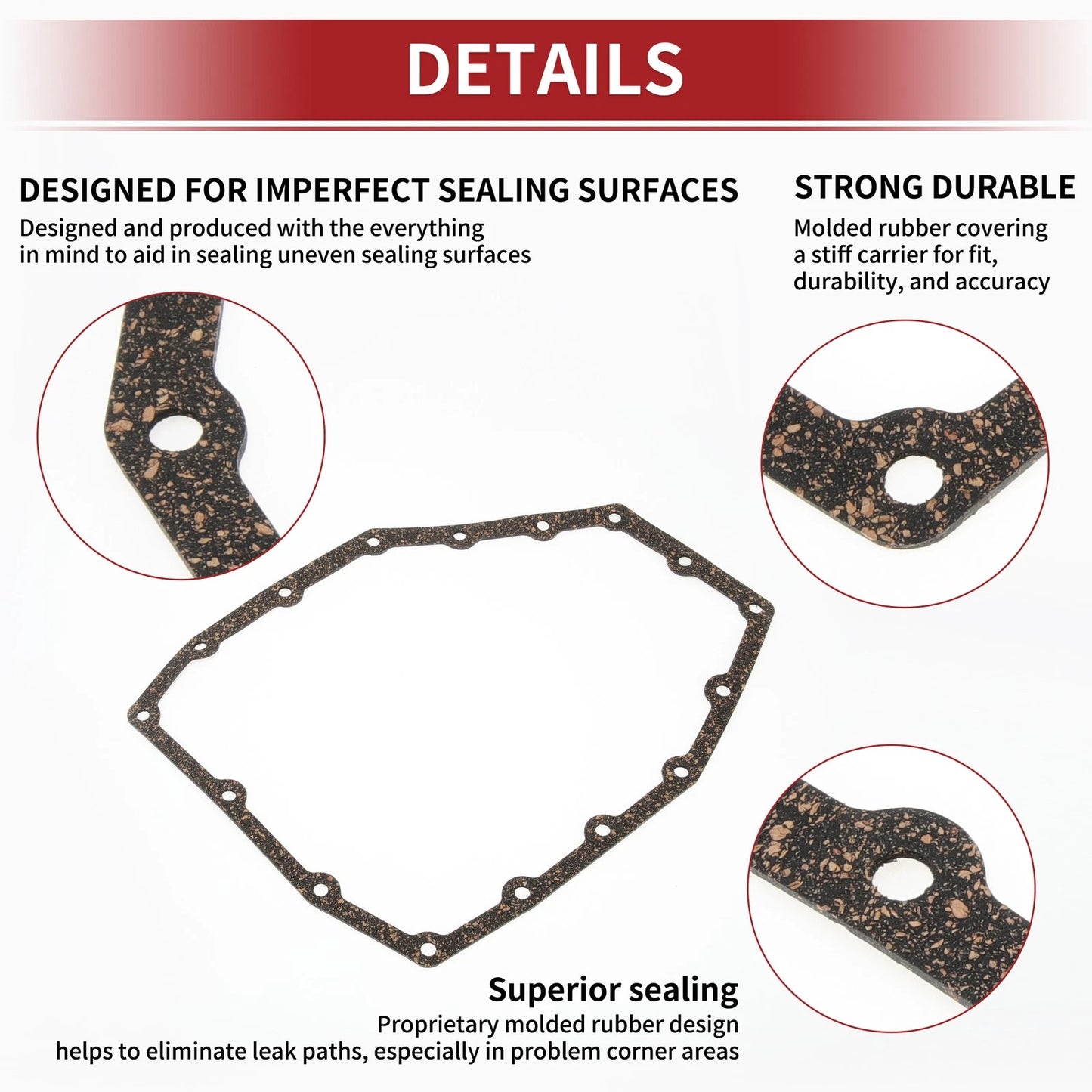 Oil Pan Gasket for Nissan Versa (2012-2017) 1 Pc