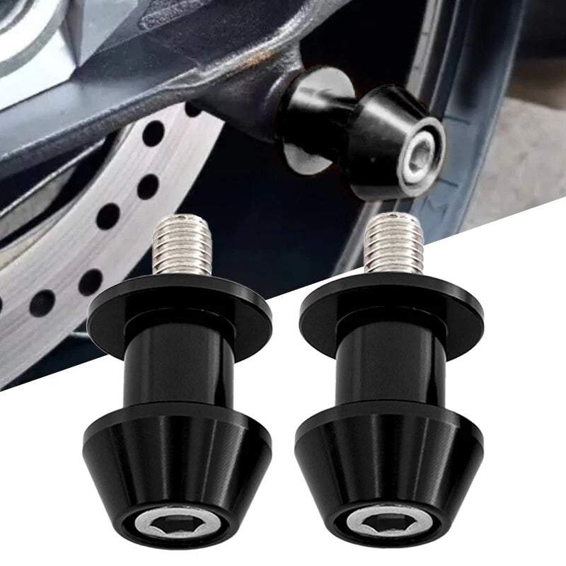 Black M10 Swingarm Spools for CFMOTO 250/300/750 CL-X (2021-2023)