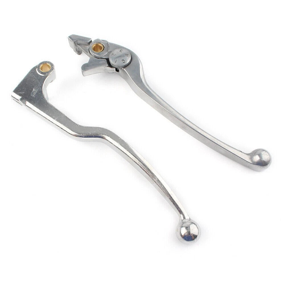 2 x Chrome Brake Clutch Levers for Yamaha YZF R1, YZF R6, R6S (1999-2010)