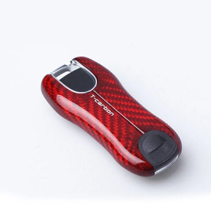 Carbon Fiber Key Case Cover for 2017-2018 Porsche Cayenne Panamera