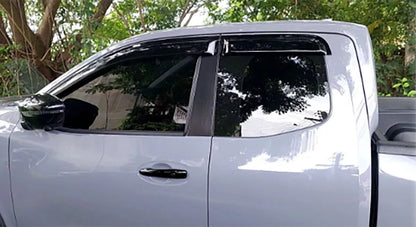 Weathershields for 2 x Door Cab Nissan Navara (2014-2024)