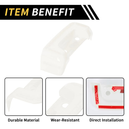 Rear Door Latch Lock Cover Trim for Jeep Wrangler JL JLU (2018-2024) White