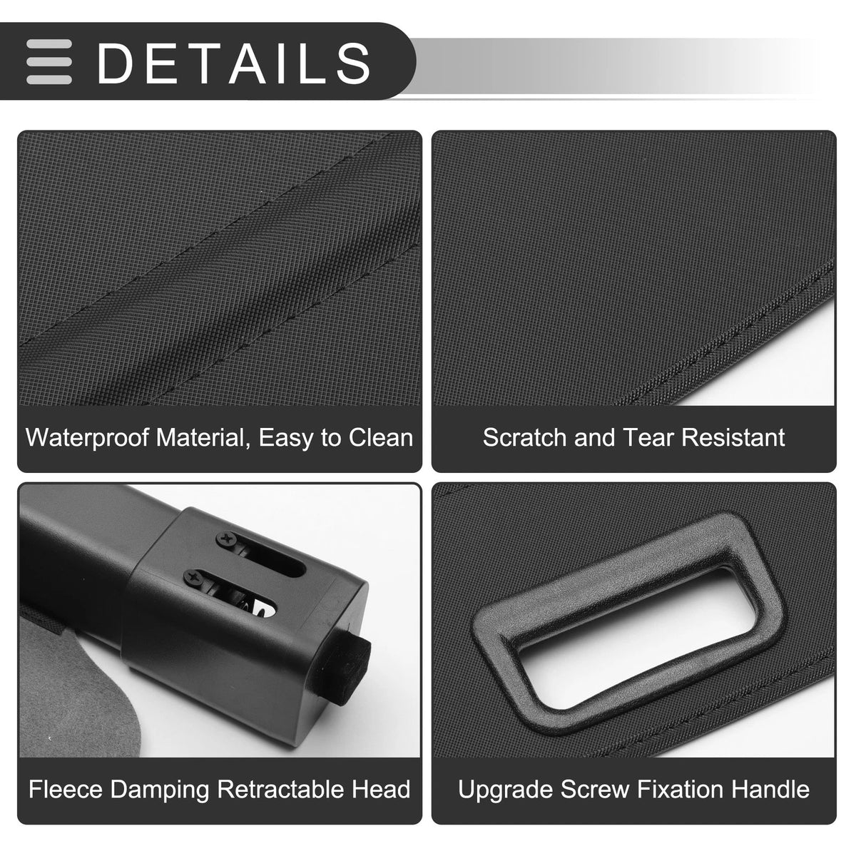 Retractable Cargo Cover for Chevrolet Equinox Trunk Gloss Black (2010-2017)