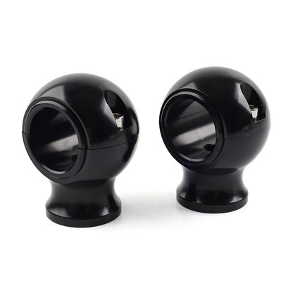 32mm 1.25" Fat Handlebar Risers Clamp Black for Harley Touring