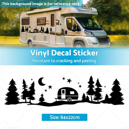 Vinyl Decal Sticker for Camper Van Motorhome Caravan Adventure