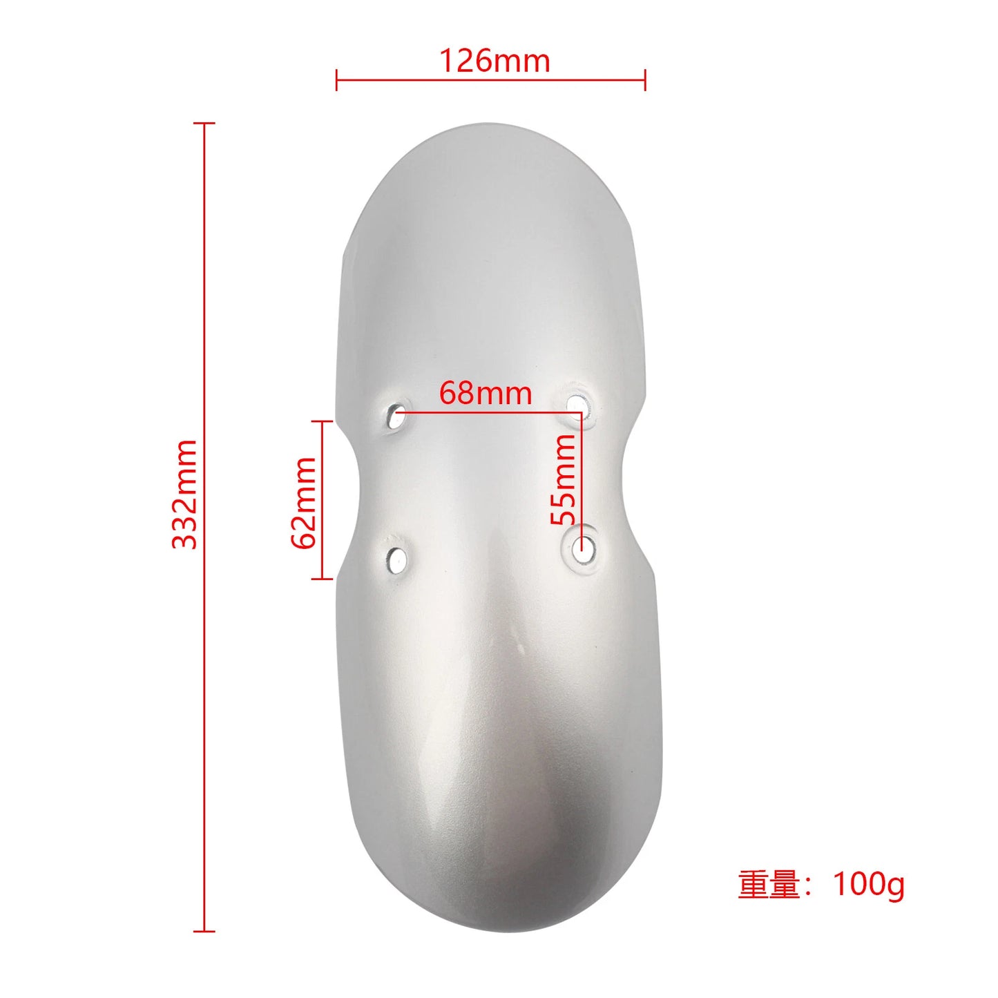 Front Fender for Bonneville T100 Scrambler Thruxton Chrome (2001-2016)