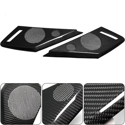 Real Carbon Side Door Speaker Covers for 20-23 Chevrolet C8 (2020-2023)