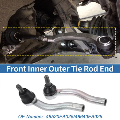 Front Outer Tie Rod End Links for Nissan Frontier (2005-2023)