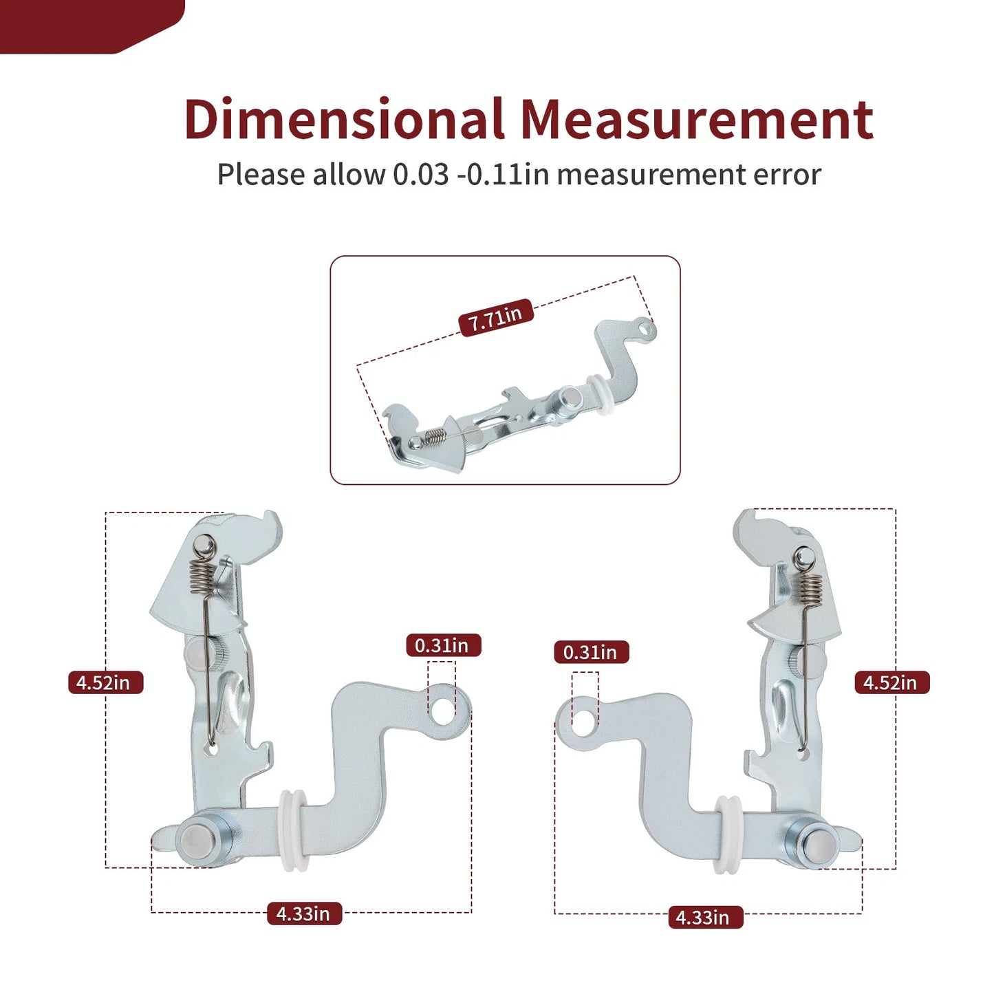 Brake Lever Bracket Left/Right for Kawasaki Mule 3010 Diesel 4x4 (2003–2008)