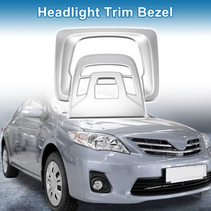 Car Front Row Headlight Trim Bezel for Toyota Corolla (2022–2024)