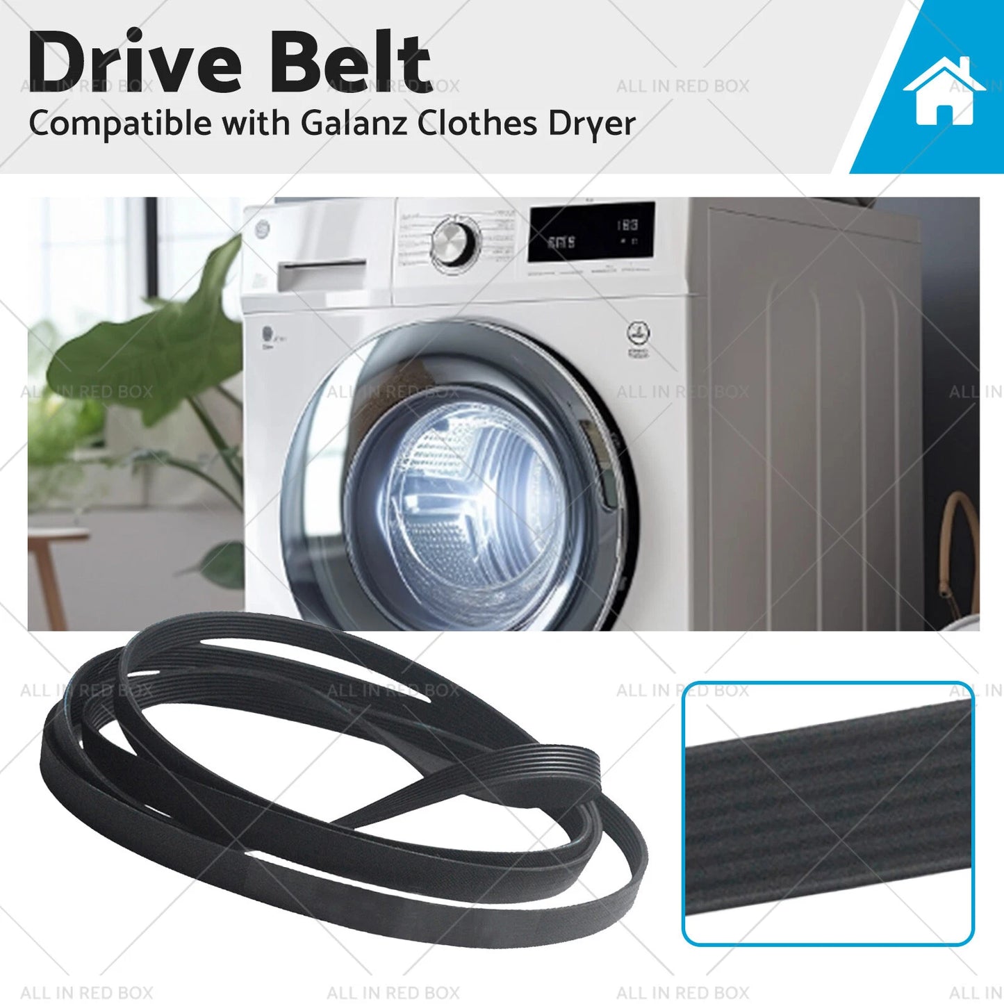Drive Belt 7PH1915 for Galanz Clothes Dryer