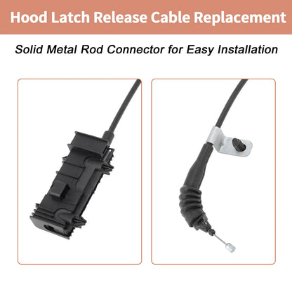 Front Hood Release Cable for Ford Fusion 2013-2016 (2 x)