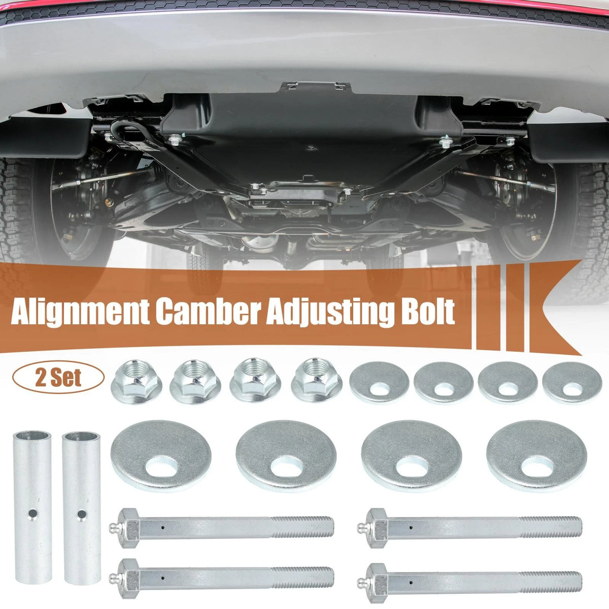 Front Alignment Camber Caster Adjusting Bolts for Toyota Tacoma 4WD (2005-2023)