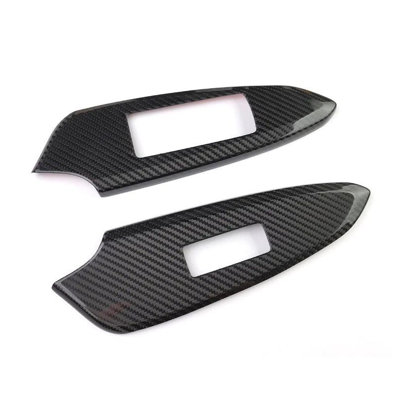 Carbon Fiber Window Lift Switch Panel Trims for Lexus RC350 RC F RC300 (2015-2021)
