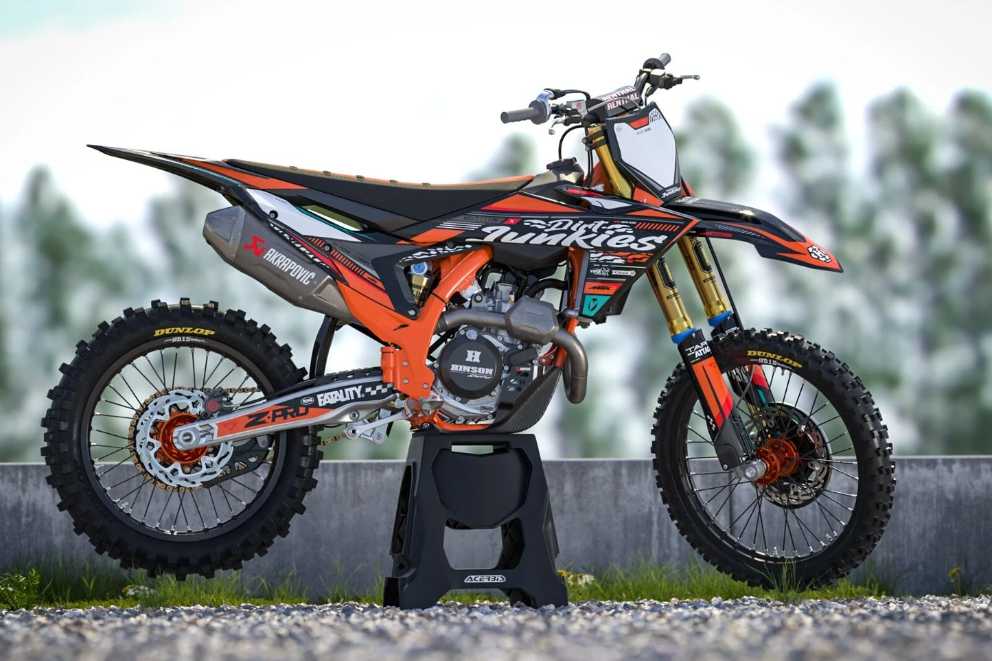 Wild Style Decal Sticker Kit for KTM EXC (2008-2011)