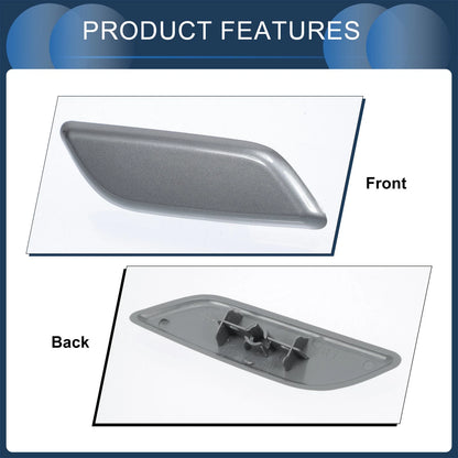 Front Right Washer Nozzle Cover for Honda Accord VIII 2011-2013 Dark Gray 1 x