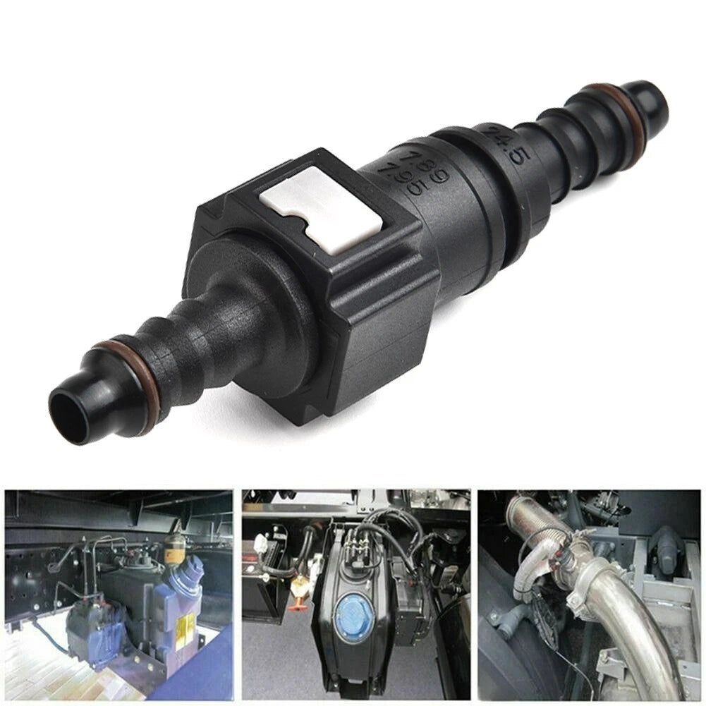 Straight 7.89mm ID6 Fuel Line Hose Pipe Coupler Quick-Release Connector for Car