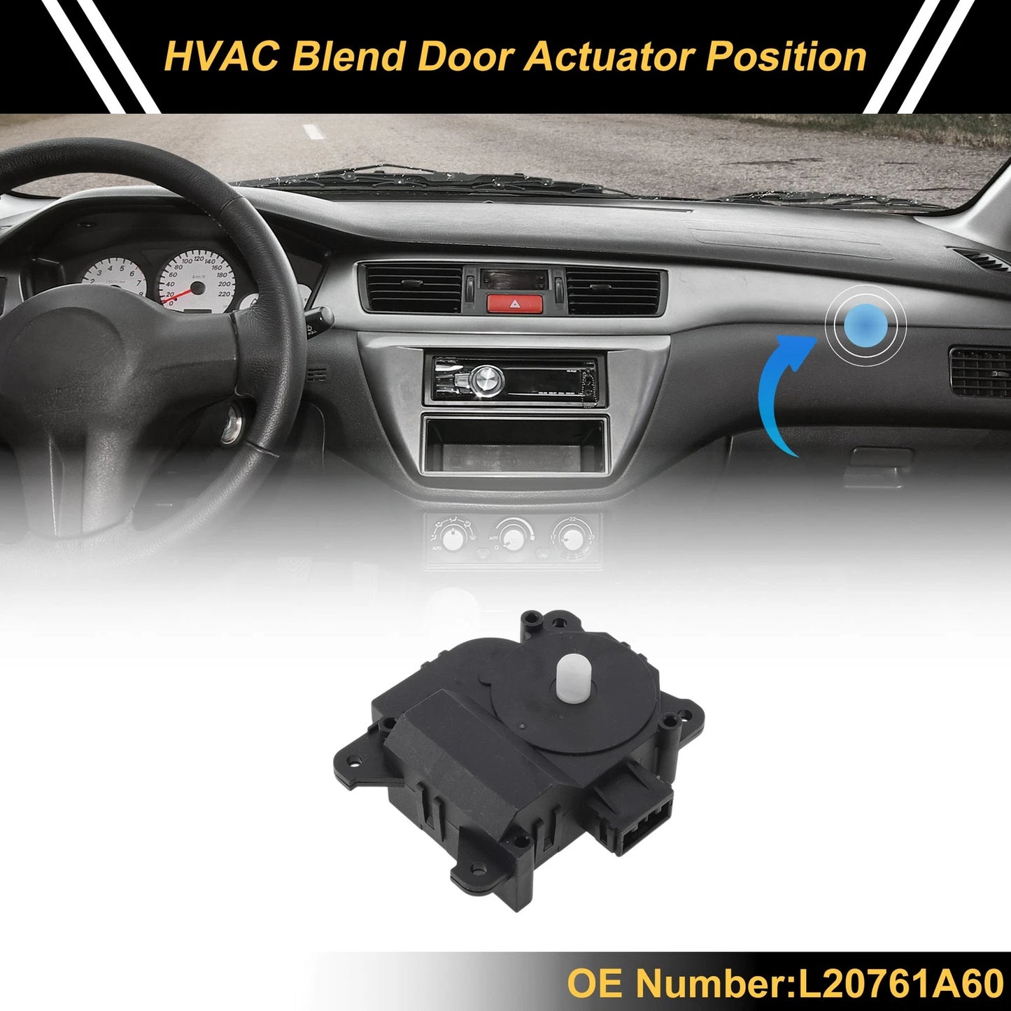 HVAC Heater Blend Door Actuator for Mazda CX-9 (2007-2015)