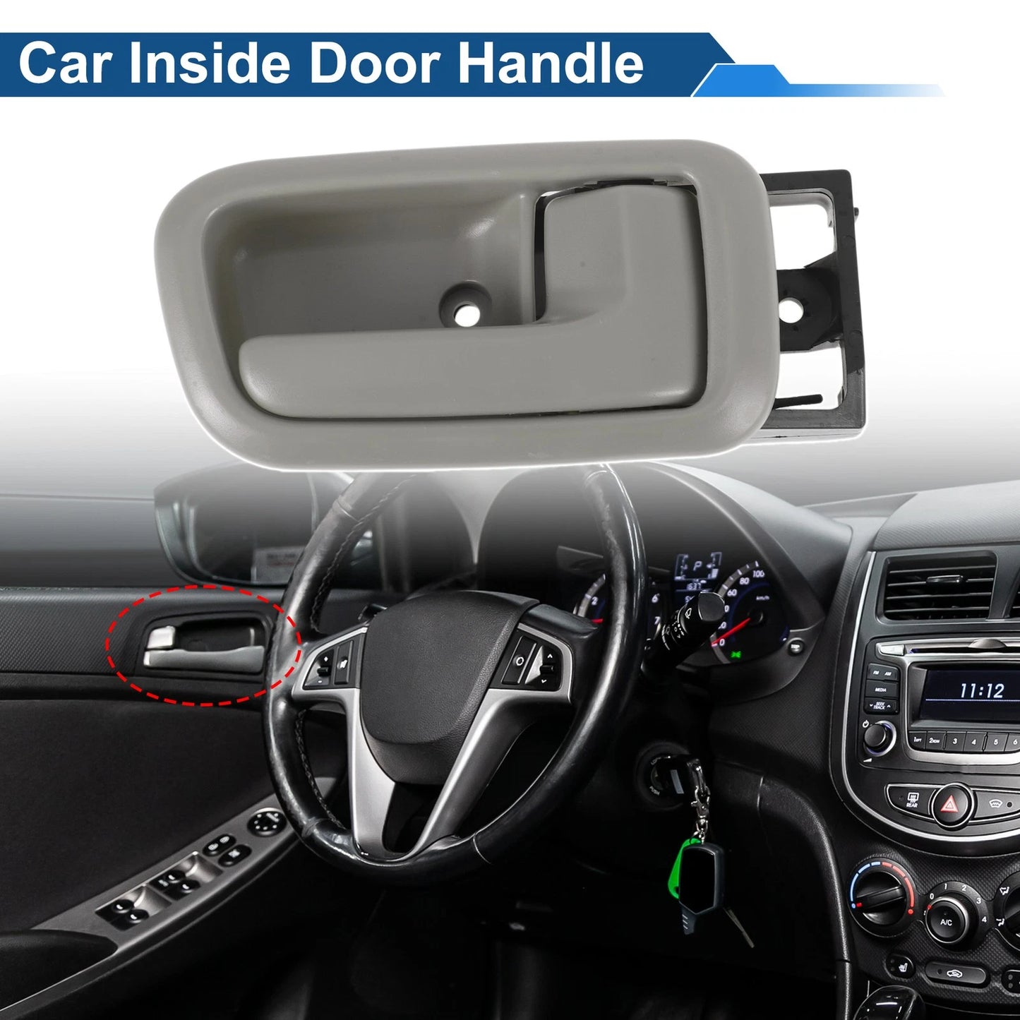 Interior Door Handle Beige for Toyota Tundra (2000–2006)
