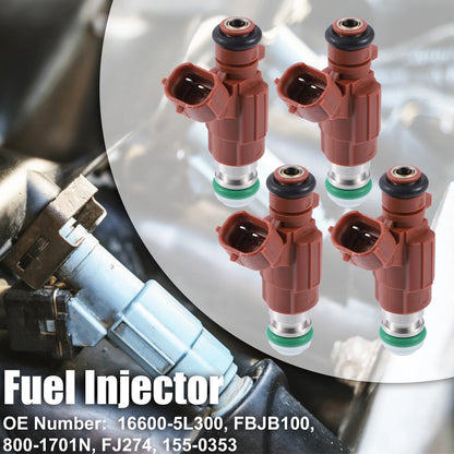 4 Pcs Fuel Injector for Nissan Sentra, Maxima 1.8L 2.0L (2000-2003)