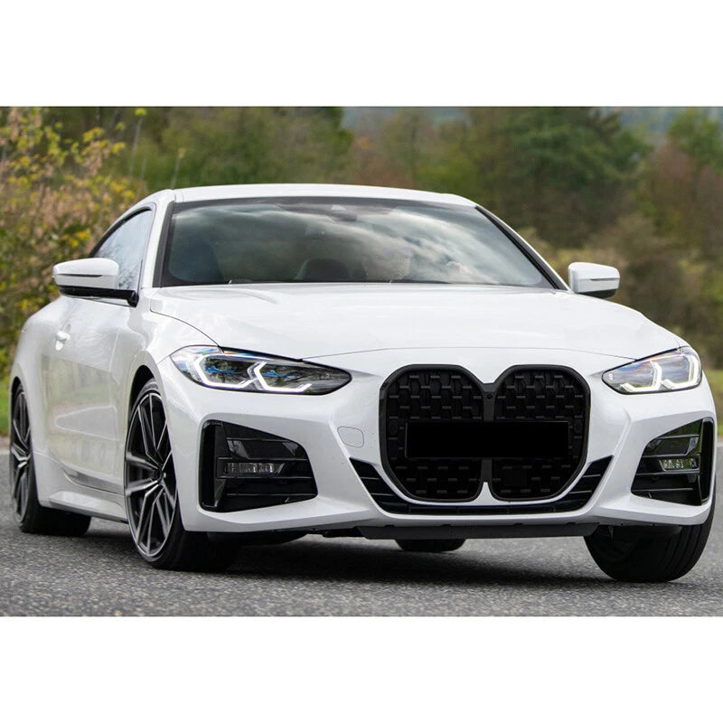 Gloss Black Front Bumper Kidney Grill for BMW 4 Series G22 G23 2021-2023