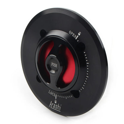 Red Keyless Oil Fuel Gas Tank Cap Cover for APRILIA RSV1000 RSV4 Tuono V4R