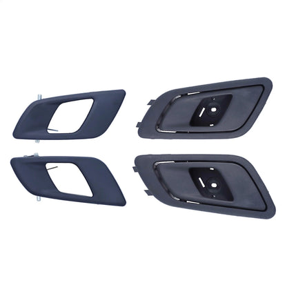 Door Handle 4x Front/Rear Left+Right Inner Black for Ford Ranger & BT50 (2011–2019)