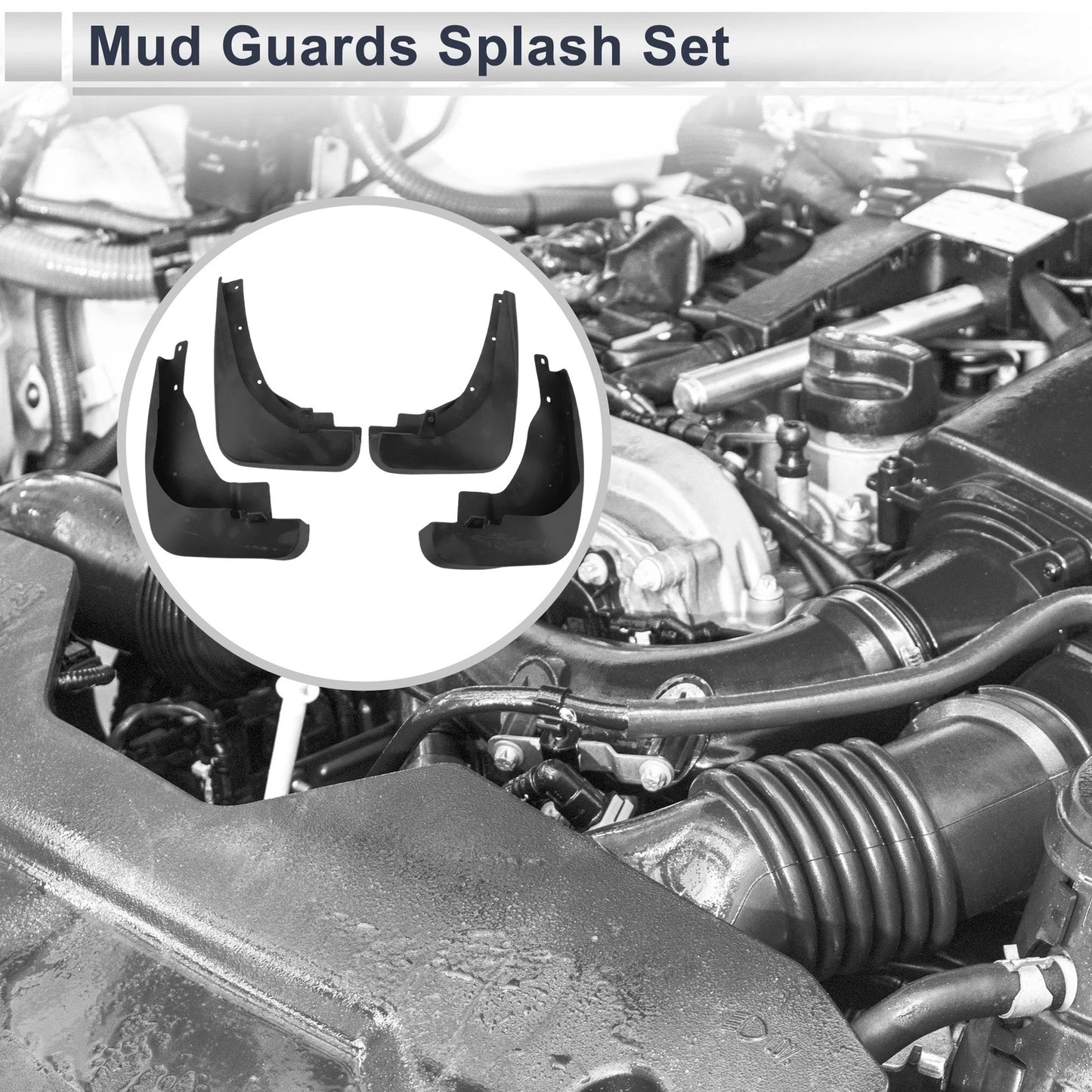 Mud Flaps Splash Guards 1set for Infiniti EX25 (2008-2017)