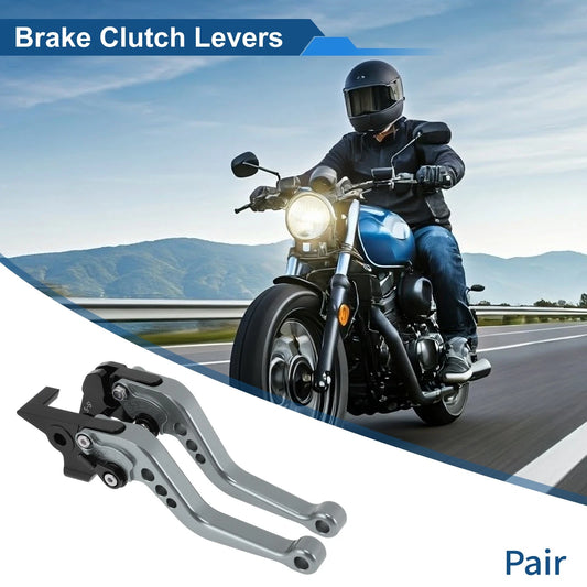 Short Brake Clutch Levers 1 pair Titanium Tone for Yamaha MT-10/FZ-10 (2017–2021)