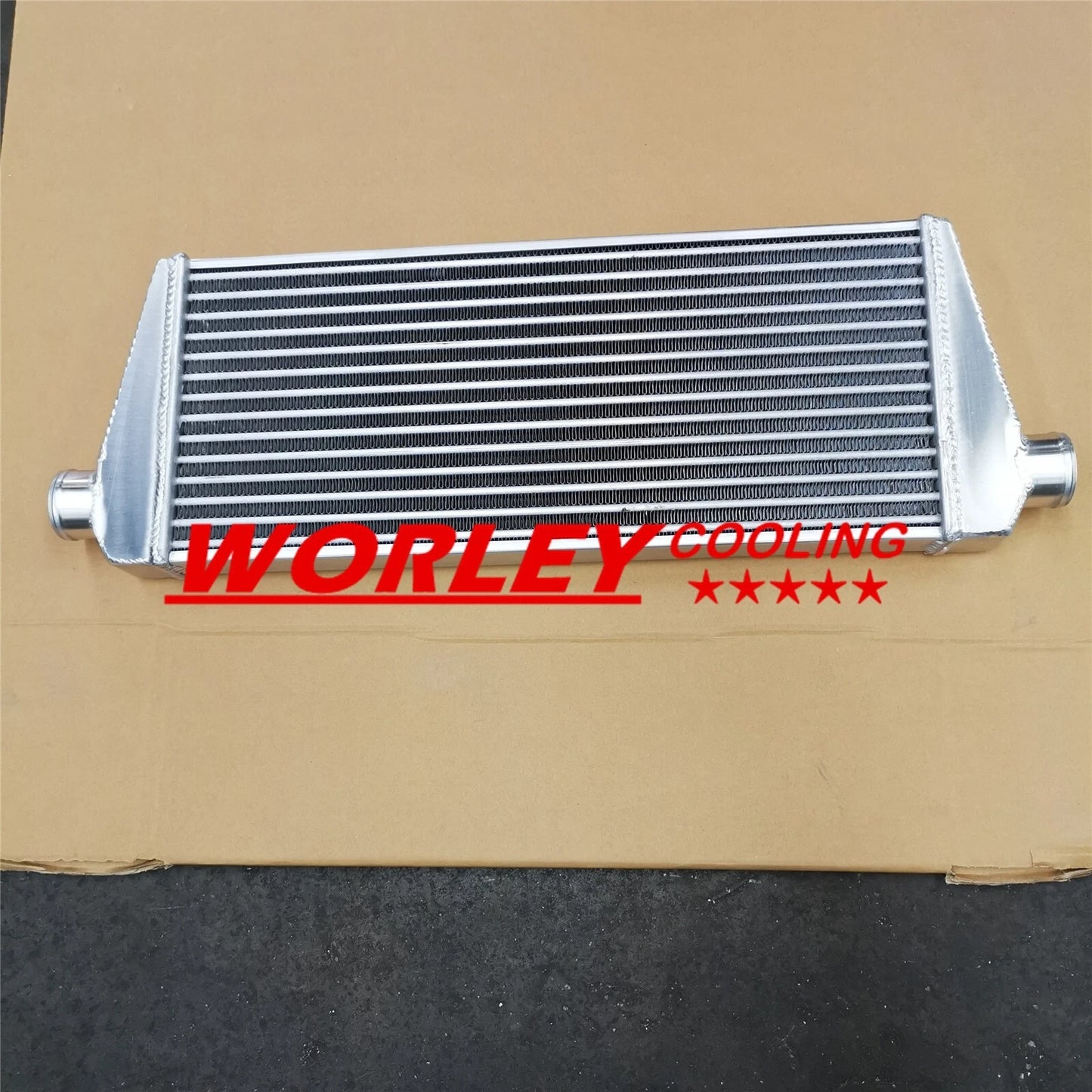 550 x 230 x 40mm Aluminum Intercooler for Turbo (Fits Various Models)
