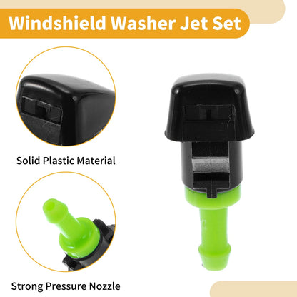 Windshield Washer Nozzle Kit for Jeep Patriot 2008-2015 with Gaskets (2008-2015)