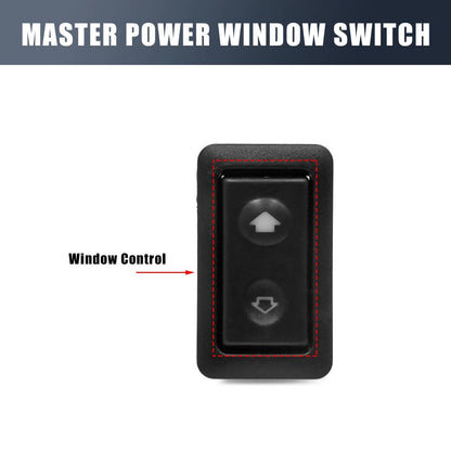 6 Pin Black Electric Window Switch for BMW (2000-2006)