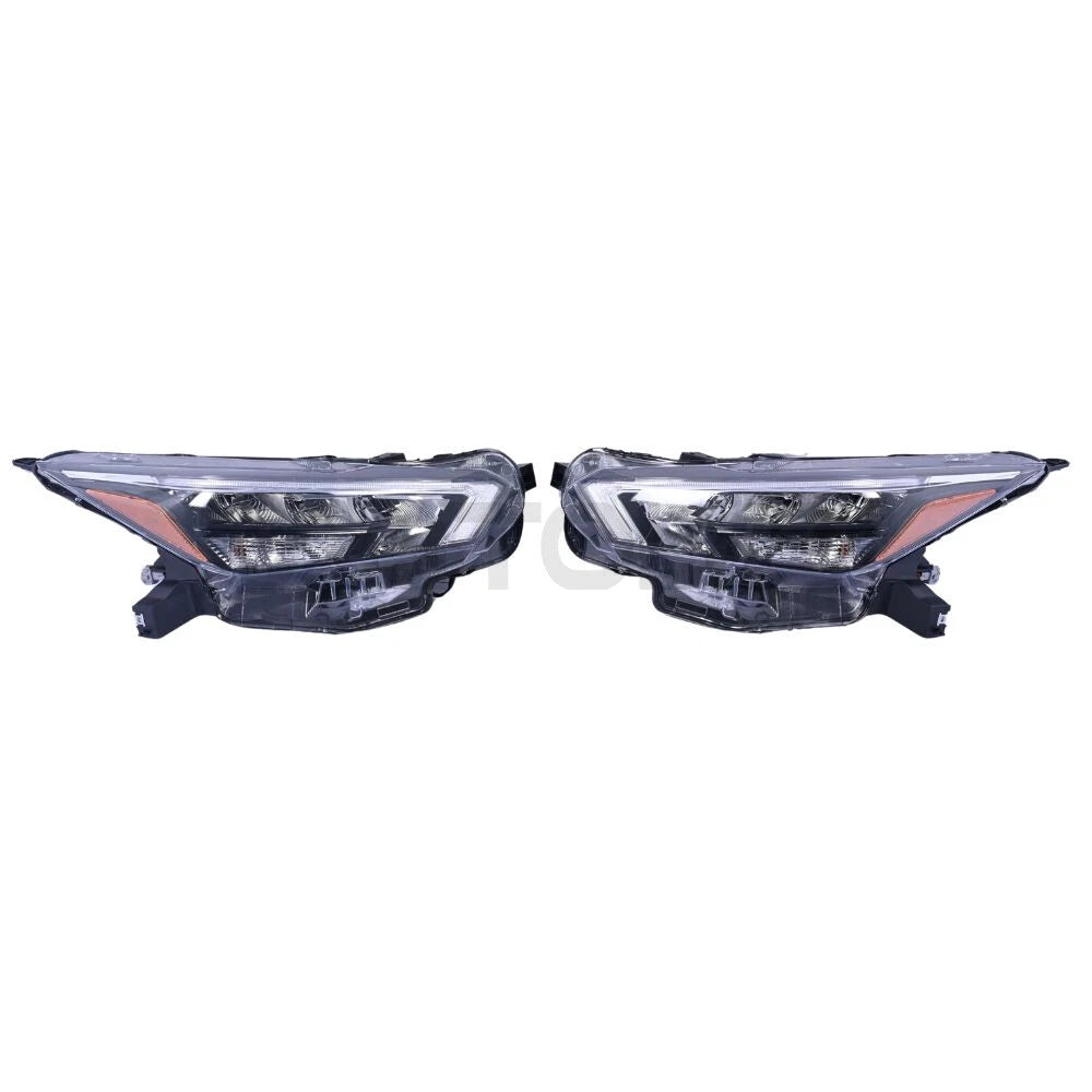 Pair LED HeadLight Assembly Set Left Right Side for Nissan Versa (2020–2024)