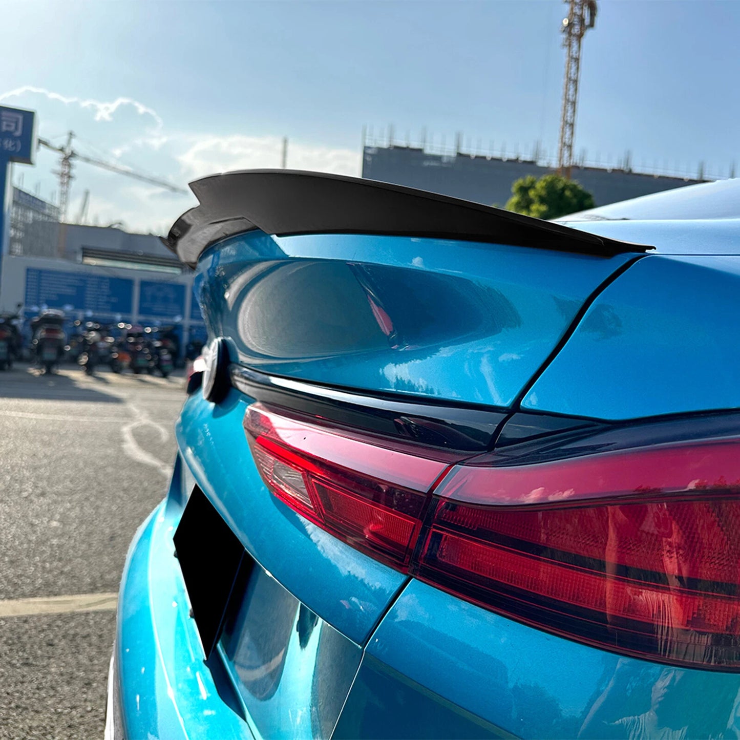 Gloss Black Boot Spoiler Lip for BMW 2 Series F44 Gran Coupe (2020-2024)