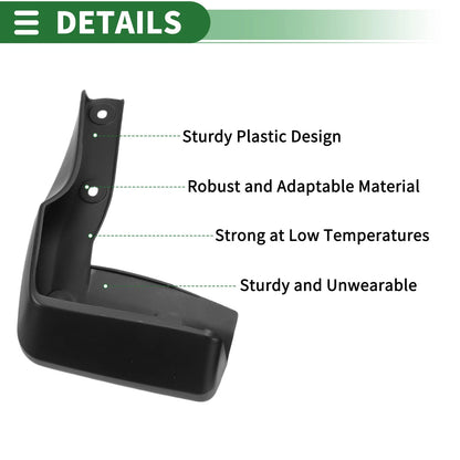 Mud Flaps Splash Guards Front & Rear for Honda Crider (2022-2023)