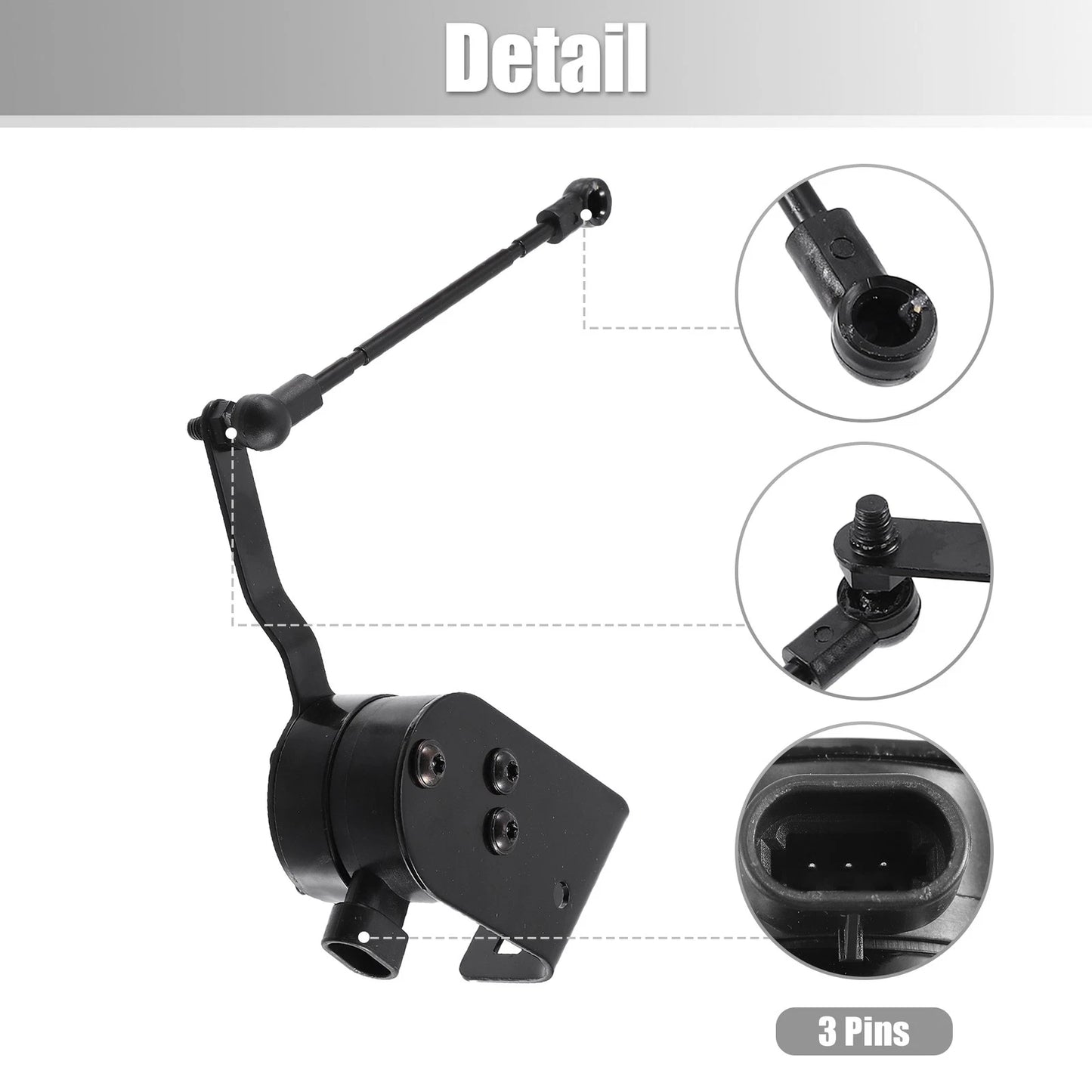 Front Left Air Suspension Ride Height Level Sensor for Chevrolet