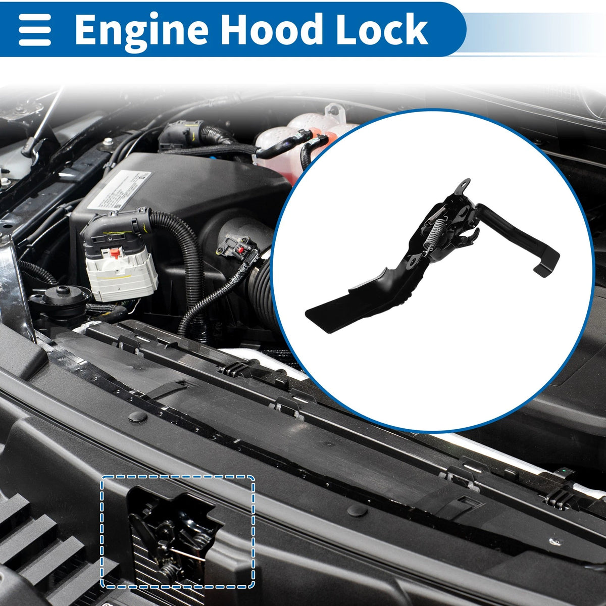 Bonnet Latch Assembly for Toyota Fortuner (2016-2022) - 1 x Quality Replacement