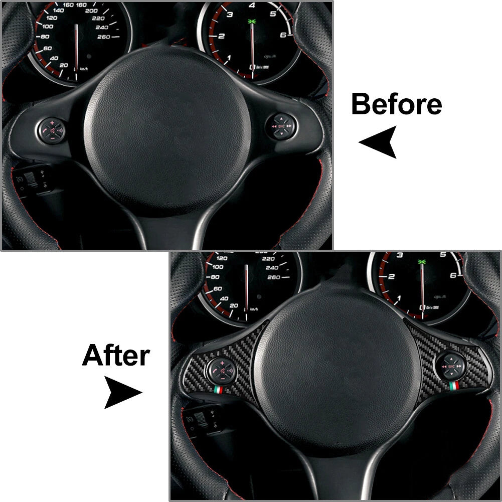 Steering Wheel Multi-functional Panel Cover Trim for Alfa Romeo 159 (2006-2011)