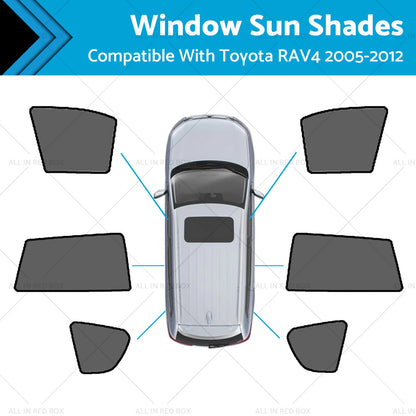Car Window Sun Shades UV Guard for Toyota RAV4 (2005-2012)