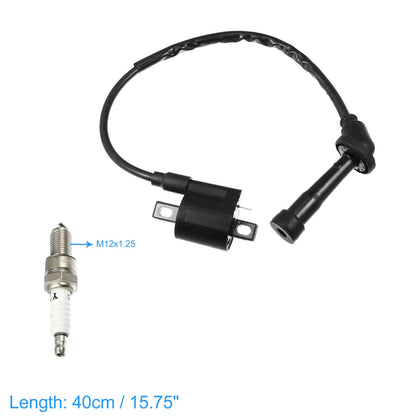 Ignition Coil Spark Plug Kit for Kawasaki KFX Yamaha