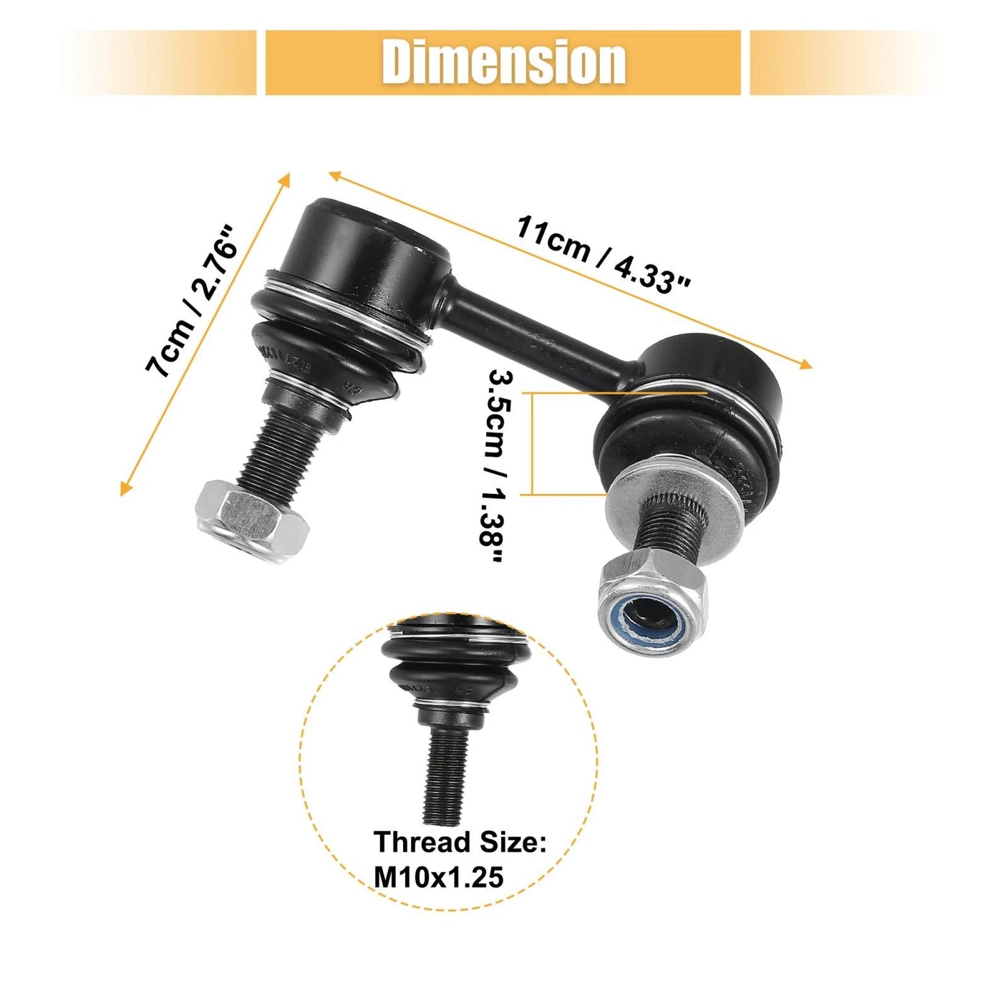 Front Sway Bar Links for Toyota Tacoma (2001-2004)
