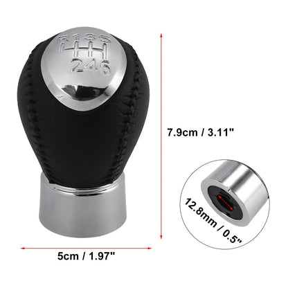 6 Speed Manual Gear Shift Knob Black for Mazda 3 5 6 323 626 RX8 (2004-2013)